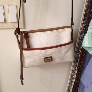 Leather bag red interior